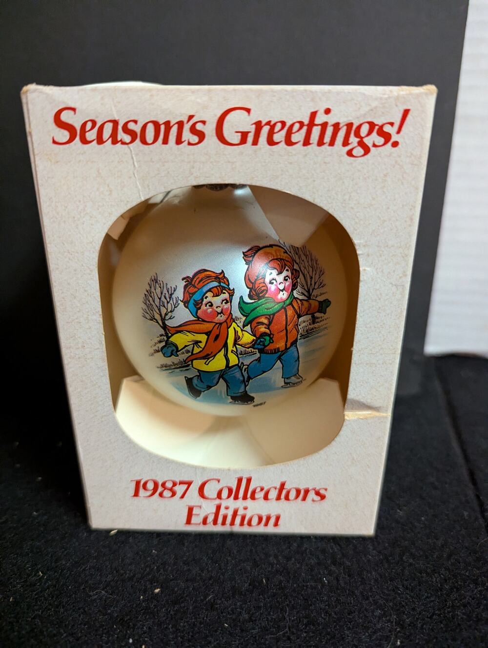 Vintage 1987 Campbell's Kids Collector's Edition Christmas Ornament